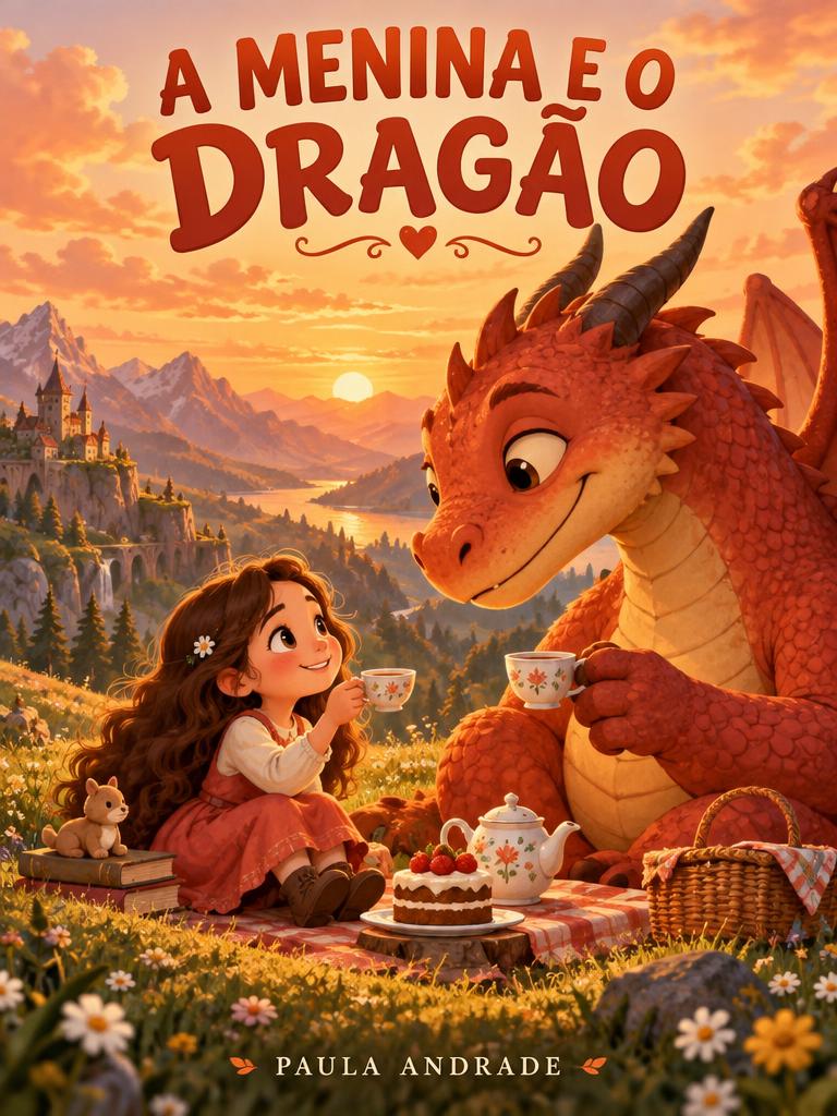 Capa do e-book A Menina e o Dragão